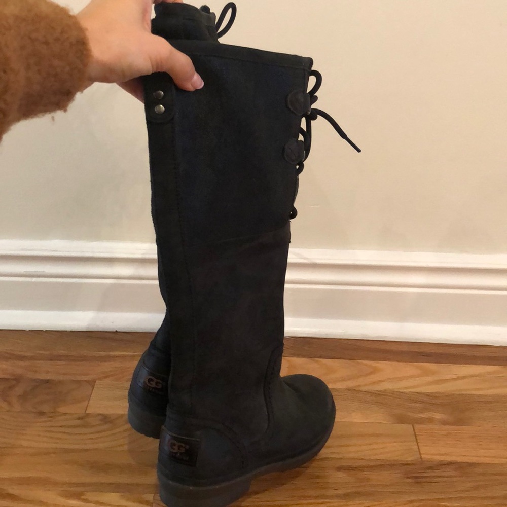 Size 6 US UGG winter boots.  Black